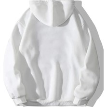 Basilio Erkek Beyaz Bugsbunny Baskılı Pamuklu Penye Kumaş Sweatshirt