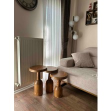 Kimahome Ürgüp Mantar Sehpa 3'lü Set (43 48 53 Cm)