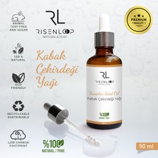 Risenloop Kabak Çekirdeği Yağı %100 Saf Doğal Seyretilmemiş Soğuk Sıkım 50 ml