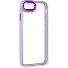 HappyCase  iPhone 7 Kılıf Dora Kapak - Lila