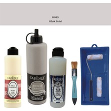 Cadence Banyo Mutfak -  Multi H - 065 Ufuk gr isi 500 ml Parlak Yüzey Ast 250 ml Taş Vernik Mat 250 ml  Saten Rulo Set