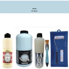 Cadence Banyo Mutfak -  Multi H - 036 M mavi 2000 ml Parlak Yüzey Ast 500 ml Taş Vernik 500 ml  Satenruloset