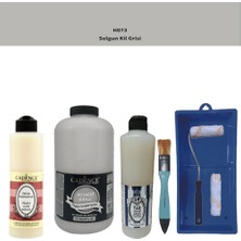 Cadence Banyo Mutfak -  Multi H - 073 Solgun Kil gr isi 2000 ml Parlak Yüzey Ast 500 ml Taş Vernik 500 ml  Satenruloset