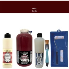 Cadence Banyo Mutfak -  Multi H - 055 Bordo 2000 ml Parlak Yüzey Ast 500 ml Taş Vernik 500 ml  Satenruloset