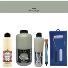 Cadence Banyo Mutfak -  Multi H - 049 Ihlamur Yeşil 2000 ml Parlak Yüzey Ast 500 ml Taş Vernik 500 ml  Satenruloset