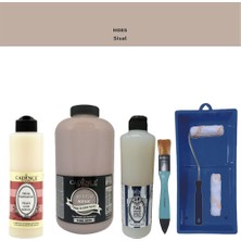 Cadence Banyo Mutfak -  Multi H - 085 Sisal 2000 ml Parlak Yüzey Ast 500 ml Taş Vernik 500 ml  Satenruloset