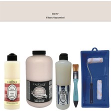 Cadence Banyo Mutfak -  Multi H - 077 Tibet Yasemini 2000 ml Par Yüzey Ast 500 ml Taş Vernik Mat 500 ml  Satenruloset