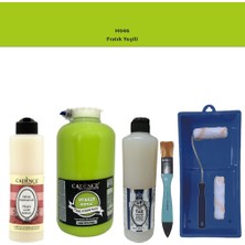 Cadence Banyo Mutfak -  Multi H - 046 Fıstık Yeşil 2000 ml Par Yüzey Ast 500 ml Taş Vernik Mat 500 ml  Satenruloset