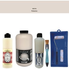 Cadence Banyo Mutfak -  Multi H - 076 Palamo 2000 ml Par Yüzey Ast 500 ml Taş Vernik Mat 500 ml  Satenruloset