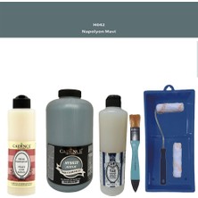 Cadence Banyo Mutfak -  Multi H - 042 Napolyon Mavi 2000 ml Par Yüzey Ast 500 ml Taş Vernik Mat 500 ml  Satenruloset