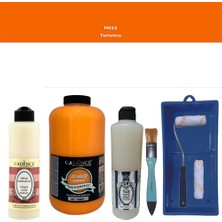 Cadence Banyo Mutfak -  Multi H - 012 Turuncu 2000 ml Par Yüzey Ast 500 ml Taş Vernik Mat 500 ml  Satenruloset