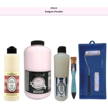 Cadence Banyo Mutfak -  Multi H - 023 Solgun Pembe 2000 ml Par Yüzey Ast 500 ml Taş Vernik Mat 500 ml  Satenruloset