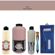 Cadence Banyo Mutfak -  Multi H - 030 Pudra Pembe 2000 ml Par Yüzey Ast 500 ml Taş Vernik Mat 500 ml  Satenruloset