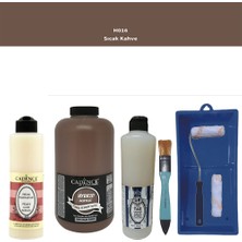 Cadence Banyo Mutfak -  Multi H - 016 Sıcak Kahve 2000 ml Par Yüzey Ast 500 ml Taş Vernik Mat 500 ml  Satenruloset