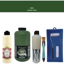 Cadence Banyo Mutfak -  Multi H - 051 Yaprak Yeşil 2000 ml Par Yüzey Ast 500 ml Taş Vernik Mat 500 ml  Satenruloset