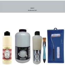 Cadence Banyo Mutfak -  Multi H - 057 Arduvaz gr i 2000 ml Par Yüzey Ast 500 ml Taş Vernik Mat 500 ml  Satenruloset