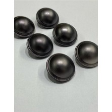 Karan Tuhafiye Italyan Metalize (Plastik) Trençkot Düğmesi / 6 Lı Set / 2,3 cm