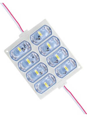 Eymoş Modül LED 12V 6W Soğuk Beyaz Yanıp Sönen 3030 (81)