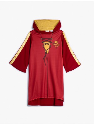 Koton Harry Potter Lisanslı Kostüm Kısa Kollu Kapşonlu