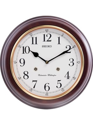 Seiko Clocks Seiko Clock QXH202Z Ahşap Müzikli Çift Zilli Duvar Saati