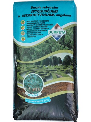 Greenmall Peat Substrate for Decorative Plants - Süs Bitkileri için Özel Torf Dikim Karışımı - 50 Litre