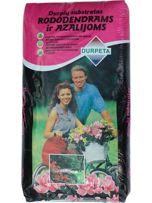 Greenmall Peat Substrate Rhodendron, Azalea - Orman Gülleri ve Açelyalar için Özel Torf Dikim Karışımı - 50 Litre