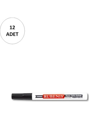 Rubenis 12 Adet Rbm. Ekonomik Tahta Kalemi (Siyah)