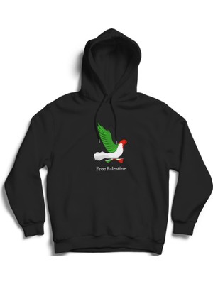 The Fame Free Palestine, Özgür Filistin, Dove, Güvercin Kapüşonlu Sweatshirt Hoodie