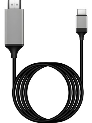 Megamus Type-C HDMI USB 3.1 Uyumlu Adaptör Kablosu Hdtv 30Hz 4K Usb-C Kablo Pc Için Monitör