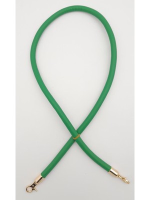 Angel Çanta Aksesuar Suni Deri Kordon Çanta Sapı Yeşil Renk Light Gold Metalli