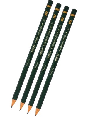 Artlantis 6b Resim Kalemi Dereceli Kalem 4 Adet Fatih Dereceli Resim Kalemi Yumuşak Uçlu Kurşun Kalem