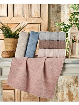 Şıkel Cotton 6'Lı Paket El-Yüz Havlu 50*90Cm Petek