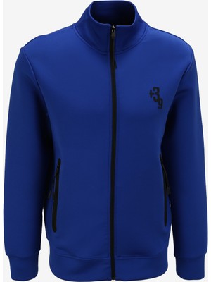 Gmg Fırenze Saks Erkek Dik Yaka Slim Fit Sweatshirt GU23MFW08028