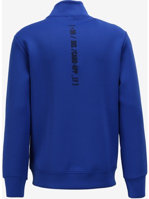 Gmg Fırenze Saks Erkek Dik Yaka Slim Fit Sweatshirt GU23MFW08028