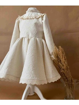 Mav Design Vintage Kız Çocuk Kız Bebek Doğum Günü Elbisesi