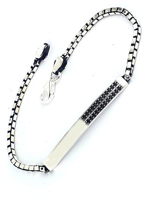 Ose Shop Oniks Taşlı 925AYAR Gümüş Tasarım Erkek Bileklik