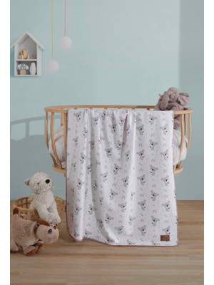 MCN Tekstil Polar Baskılı Bebek Battaniyesi 85X110 cm