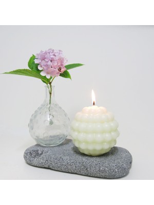 Missi Büyük Ekru Bubble Top Mum(11 cm)