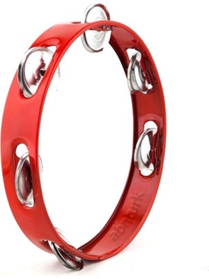 abnturk Metal Çemberli Tef 6 Sırada 12 Zilli Def Çocuklara Oyuncak Ötesi Gerçek Müzik Vurmalı Ritm Aleti