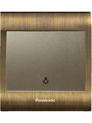 Panasonic Viko Panasonic Thea Blu Light Anahtar, Çerçeve Antique+Dore, Kapak Dore