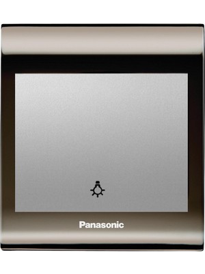 Panasonic Viko Panasonic Thea Blu Light Anahtar, Çerçeve Una+Füme, Kapak Metalik Beyaz