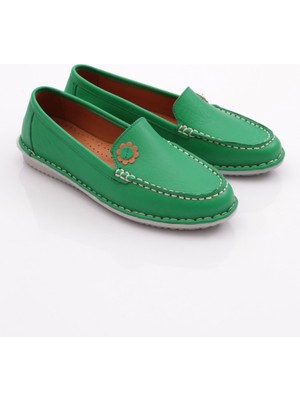 DGN E220  Kadin Çiçek Desenli Babet