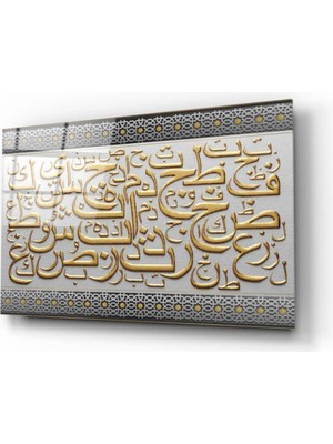 MiraLive  Hat Sanatı Cam Tablo