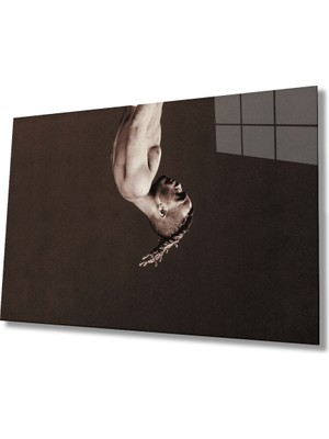 MiraLive  Siyah Beyaz Insan Fotoğrafları Cam Tablo