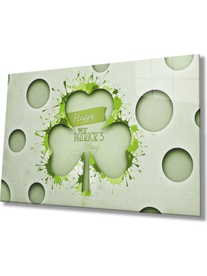 MiraLive  Patricks Day Yeşil Cam Tablo