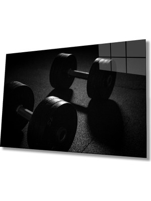 MiraLive  Spor Fıtnes Cam Tablo   Sports Fitness