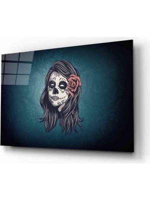 MiraLive  Fütüristik Frankenstein Görl  Cam Tablo