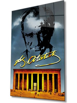 MiraLive  Anıtkabir Atatürk Cam Tablo