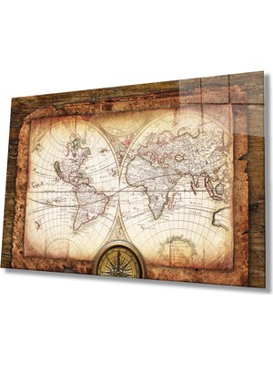 MiraLive  Tahtada Eski Dünya Haritası