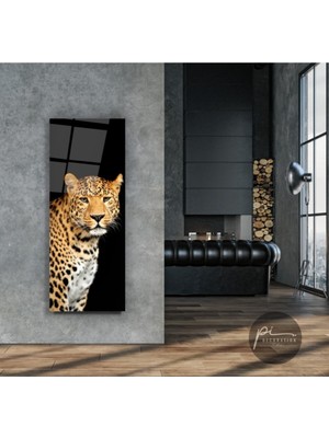 Leopar Panoramik Cam Tablo